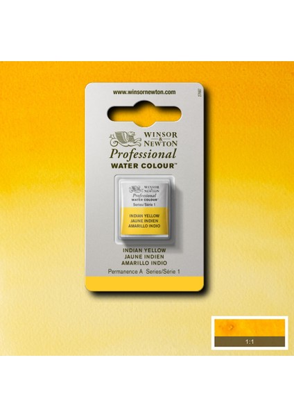Professional Sulu Boya Yarım Tablet Indian Yellow 319 S.1