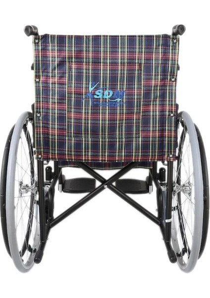 Sdm 809E Standart Tekerlekli Ekose Sandalye SDM809E