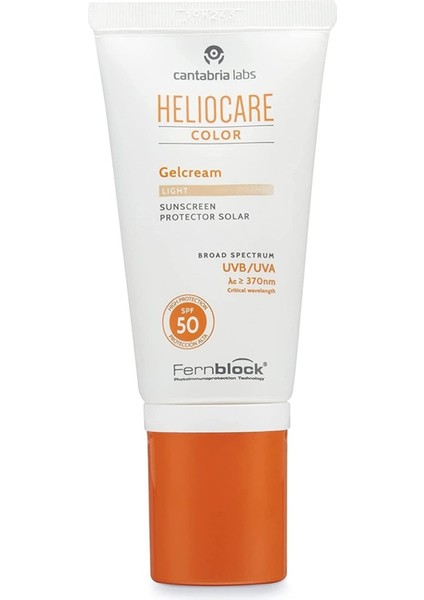 Color Spf 50 Gelcream Light 50ML