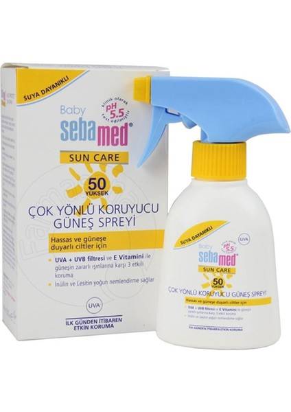 Baby Sun Care Spf+50 Çok Yönlü Koruyucu Güneş Spreyi