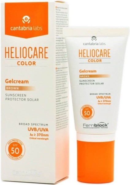 Color Spf 50 Gelcream Brown 50ML