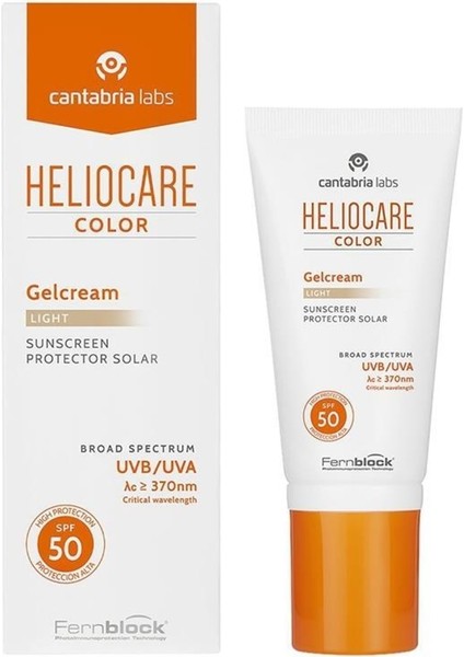 Color Gelcream Light Renkli Güneş Kremi Spf 50 50 ml