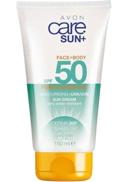 Care Sun+ Pure & Sensitive Face+Body Güneş Kremi 150ML