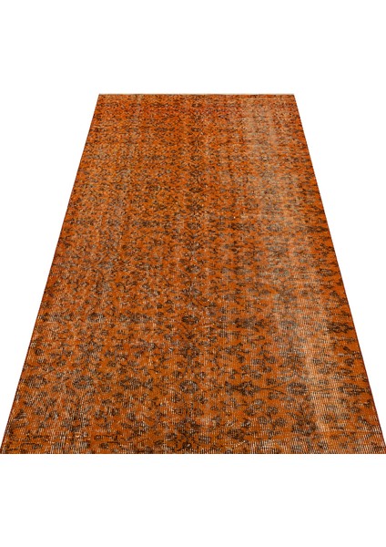 Eşsiz Anadolu Vintage Eskitme El Dokuma Halı 100x210 Cm 9822