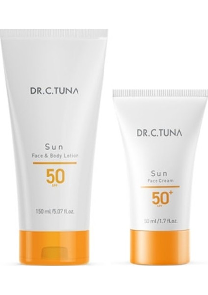 Dr.c.tuna Sun Scıence Yüz Kremi 50+ Spf 50 Ml+Dr.c.tuna Sun Scıence Güneş Losyonu 50 Spf 15