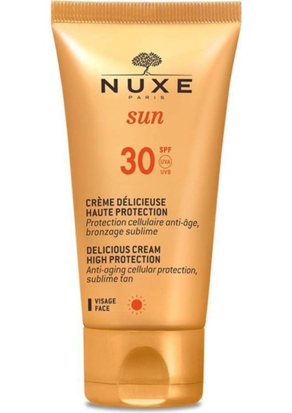 Sun Delicious Spf 30 Güneş Kuruyucu Yüz Kremi 50 ml