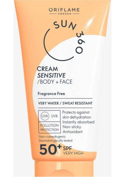 Sun 360 Yüz ve Vücut Için Güneş Kremi 50+ Spf
