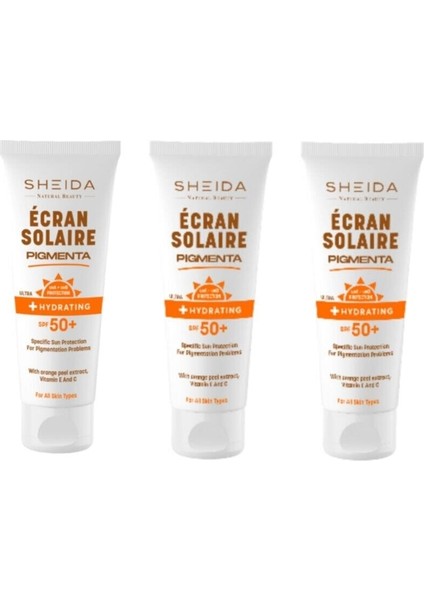 3'lü Set Ecran Solaire Pigmenta Spf 50+ 3X75 ml
