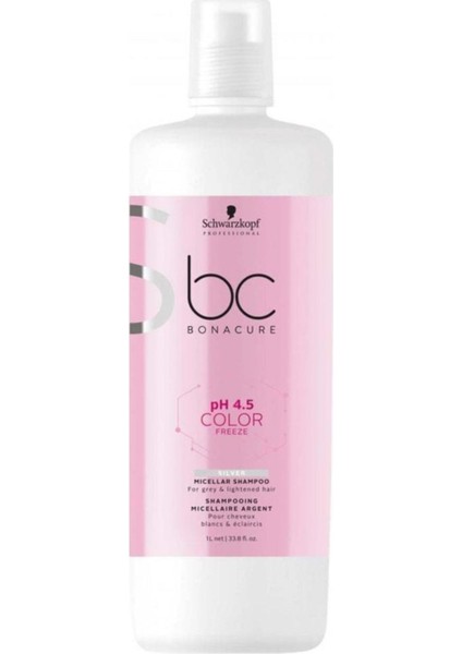 Schwarzkopf Bonacure Ph 4,5 Color Freeze Silver Şampuan 1000 Ml