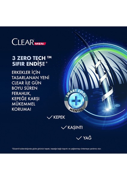 Men Erkek Şampuan Cool Sport Menthol Kepeğe Karşı Etkili 485 Ml X 3 Adet fırsatları