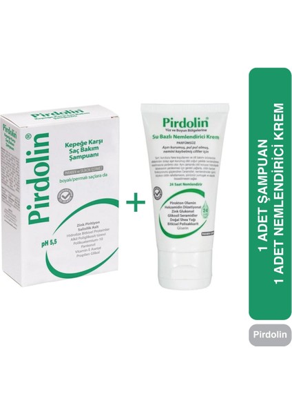 Pirdolin Şampuan 300 Ml + Pirdolin Nemlendirici Krem 50 Ml