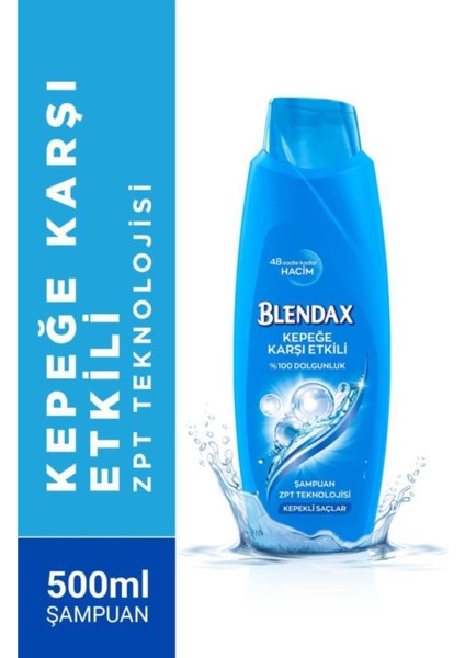 Kepeğe Karşi Etkili Şampuan 500 Ml
