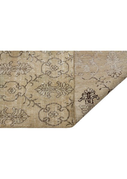 Gerçek El Dokuma Eskitme Vintage Halı 153x247 Cm 9840