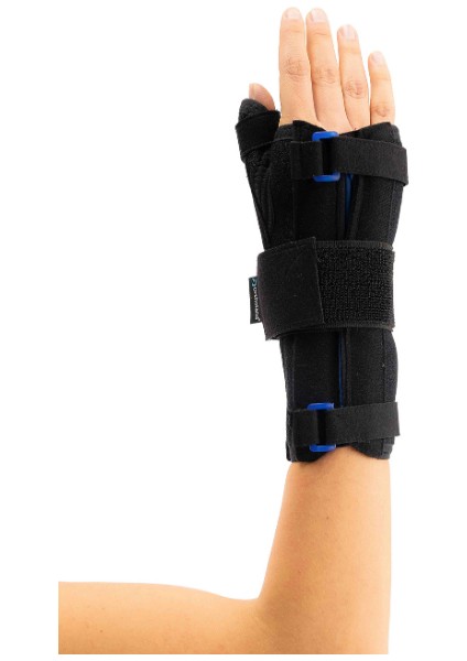 Statik Başparmak ve Dorsel Destekli El Bilek Splinti Bedensiz ( Neopren Kumaş ) Sol