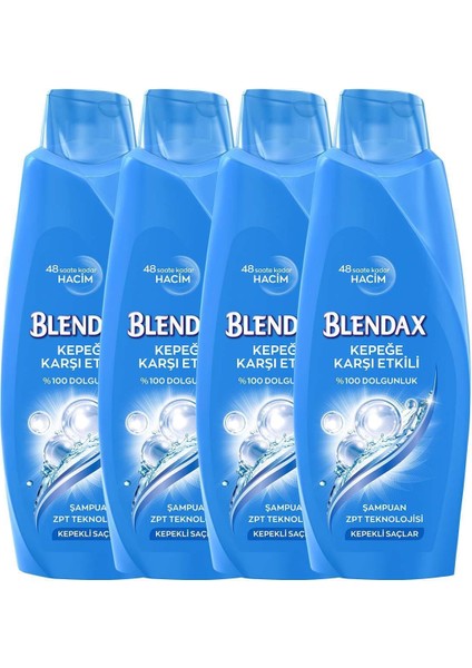 Kepeğe Karşi Etkili Şampuan 550 Ml X4
