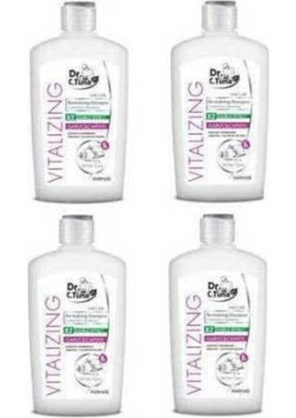 Dr. C. Tuna Vitalizing Sarımsaklı Şampuan 500 Ml 4'Lü Set