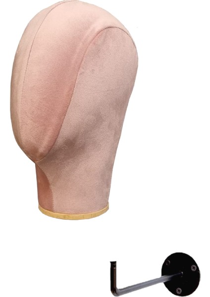 Duvara Monte Bayan Kumaş Kaplı Kafa Mankeni modelleri