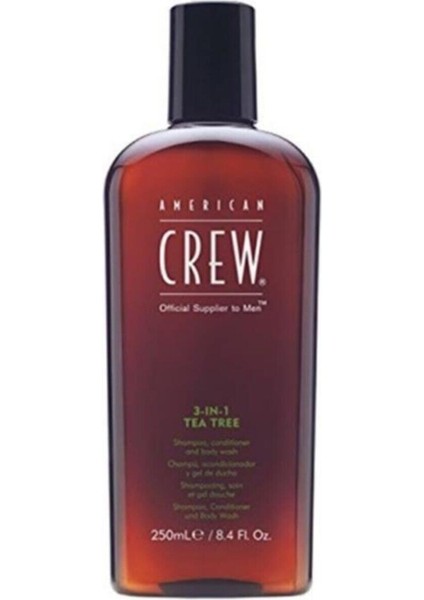 3 In 1 Çay Ağacı Özlü Erkek Şampuanı 250 Ml