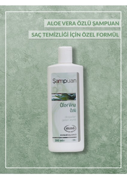 Aloe Vera Özlü Şampuan 300 Ml.