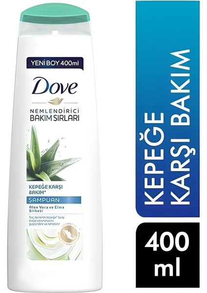 Aloe Vera Kepek Şampuan 400 Ml 6 Adet Dove Aloe Vera 400