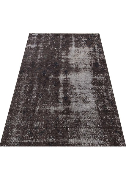Klasik Modern Vintage Eskitme El Dokuma Halı 91x179 Cm 9810