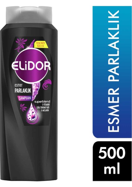 Esmer Parlaklık Şampuan 500ml (Siyah) Std