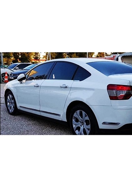 Citroen C5 Uyumlu Krom Cam Çıtası 6 Prç. P. Çelik 2008 Üzeri fiyatları