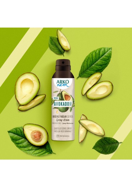 Nem Değerli Yağlar Avokado Sprey Krem 150ML modelleri