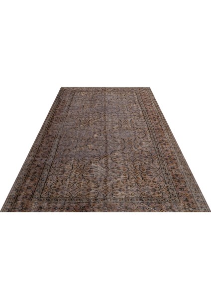 Vintage Eskitme El Dokuma Halı 187x272 Cm 9830