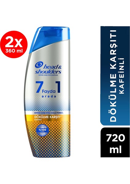 Head And Shoulders Head & Shoulders 7 Fayda 1 Arada Kepeğe Karşı Etkili Şampuan