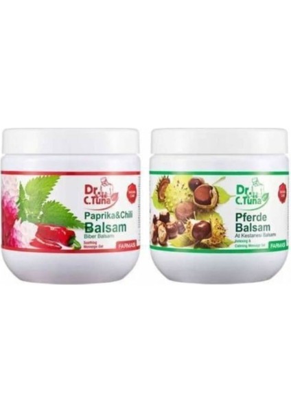 Biberli Masaj Jeli 500 ml + At Kestanesi Masaj Jeli 500 ml