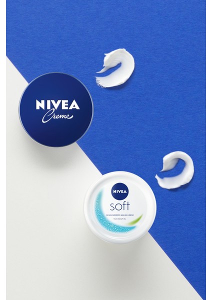 Soft Krem 200ML, Nemlendirici Bakım Kremi, Yüz, Vücut, El Bakım, X2 Adet