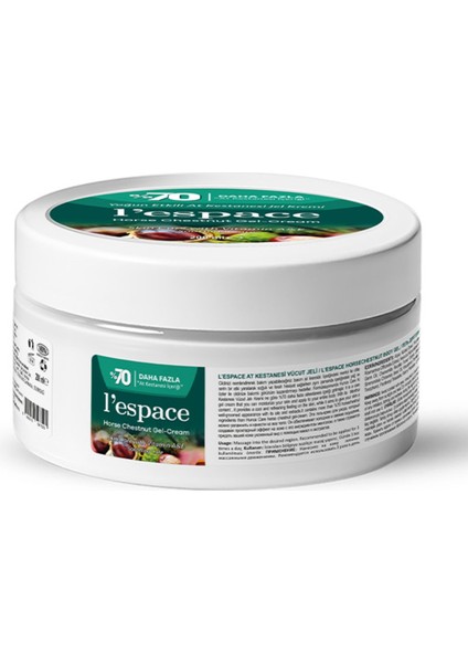 Lespace %70 Yoğun Etkili At Kestanesi Jel Krem 200 ml