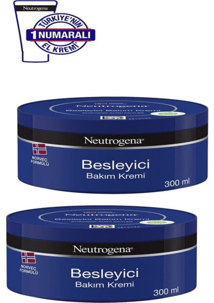 Norveç Formülü Besleyici Bakım Kremi 300 ml 3574660676396 2 Li Paket