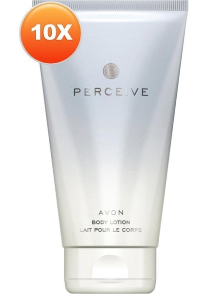 Perceive Kadın Vücut Losyonu 150 Ml. Onlu Set