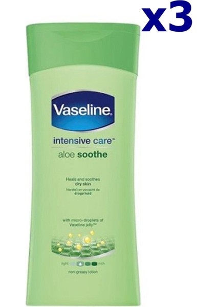 Aloe Ferahlığı Vücut Losyonu 200 ml X3