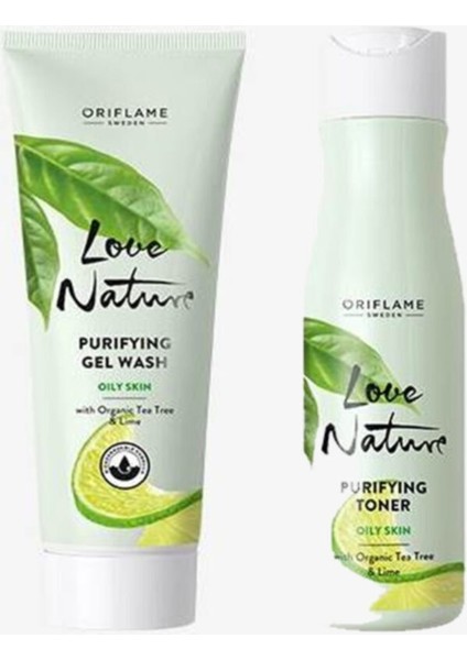 Love Nature Arındırıcı Yıkama Jeli +Love Nature Arındırıcı Tonik