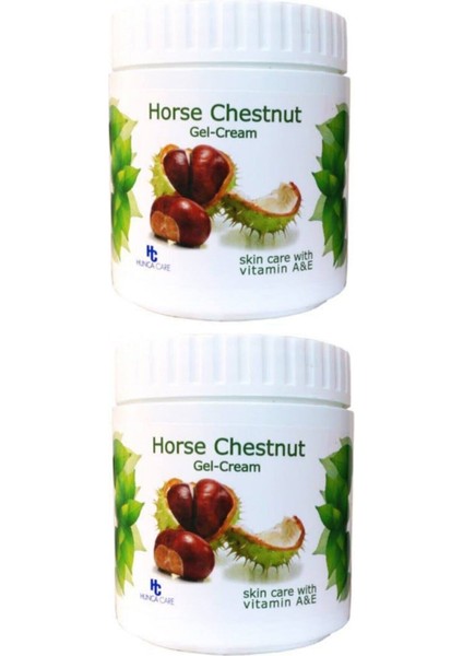 Hunca At Kestanesi Kremi 2X500 ml Horse Chestnut Gel - Cream