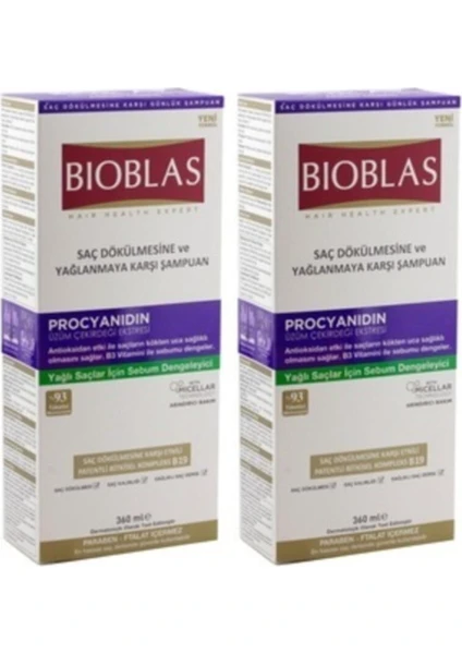 Bıoblas Şamp 360 Ml X2 Adet Bioblas Şamp