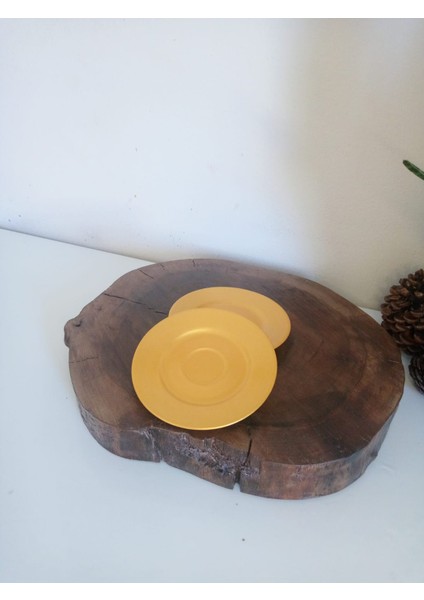 Altın Rengi Porselen Sunum Tabağı modelleri