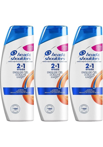 Head And Shoulders Head & Shoulders 350 Ml 2-1 Erkeklere Özel Şampuan 72 Saat Kepe