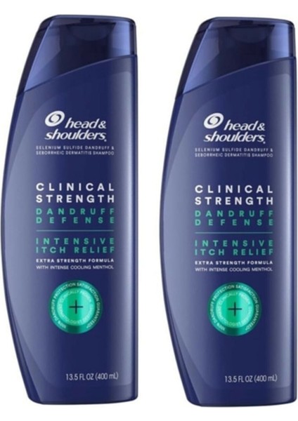 Head And Shoulders Head & Shoulders Clinical Strength Mentollü Şampuan 400 Ml X 2 Adet