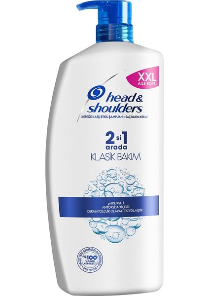 Head And Shoulders 2'Si 1 Arada Şampuan Klasik Bakım 800 Ml