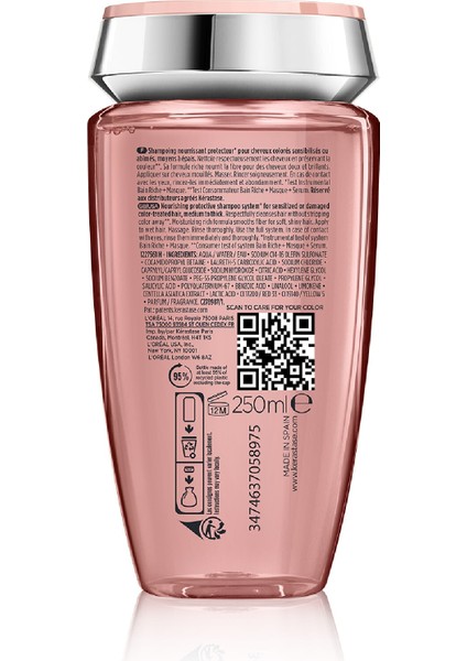 Chroma Absolu Bain Riche Boyalı Saçlar Için Besleyici Ve Koruyucu Şampuan 250ml