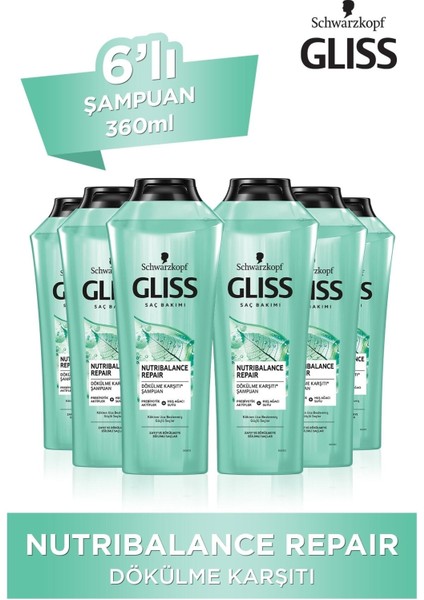 Nutribalance Repair Şampuan 360 Ml 6'Lı