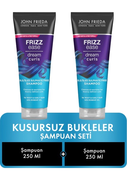 John Frieda Kusursuz Bukleler Için Şampuan 250 Ml 2'Li