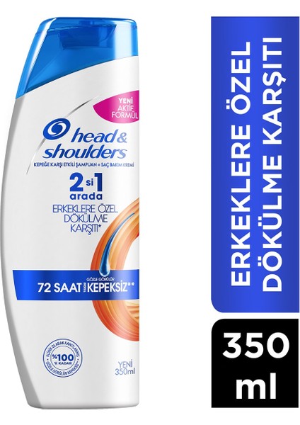 Head And Shoulders Şampuan 350 Ml 2 Si 1 Arada Erkek Özel