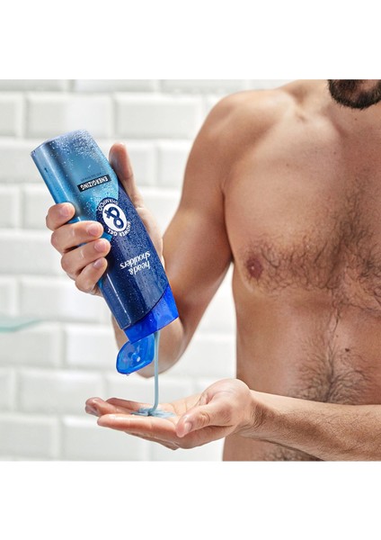 Head And Shoulders Duş Jeli Ve Şampuan Energizing 360 Ml X 3 Adet