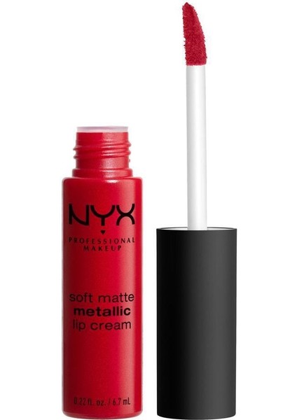 Nyx Mat Ruj - Soft Matte Metallic Lip Cream Monte Carlo 800897138301