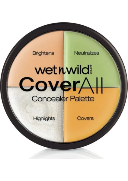 Wet N Wild Coverall Concealer Palette Kapatıcı Paleti